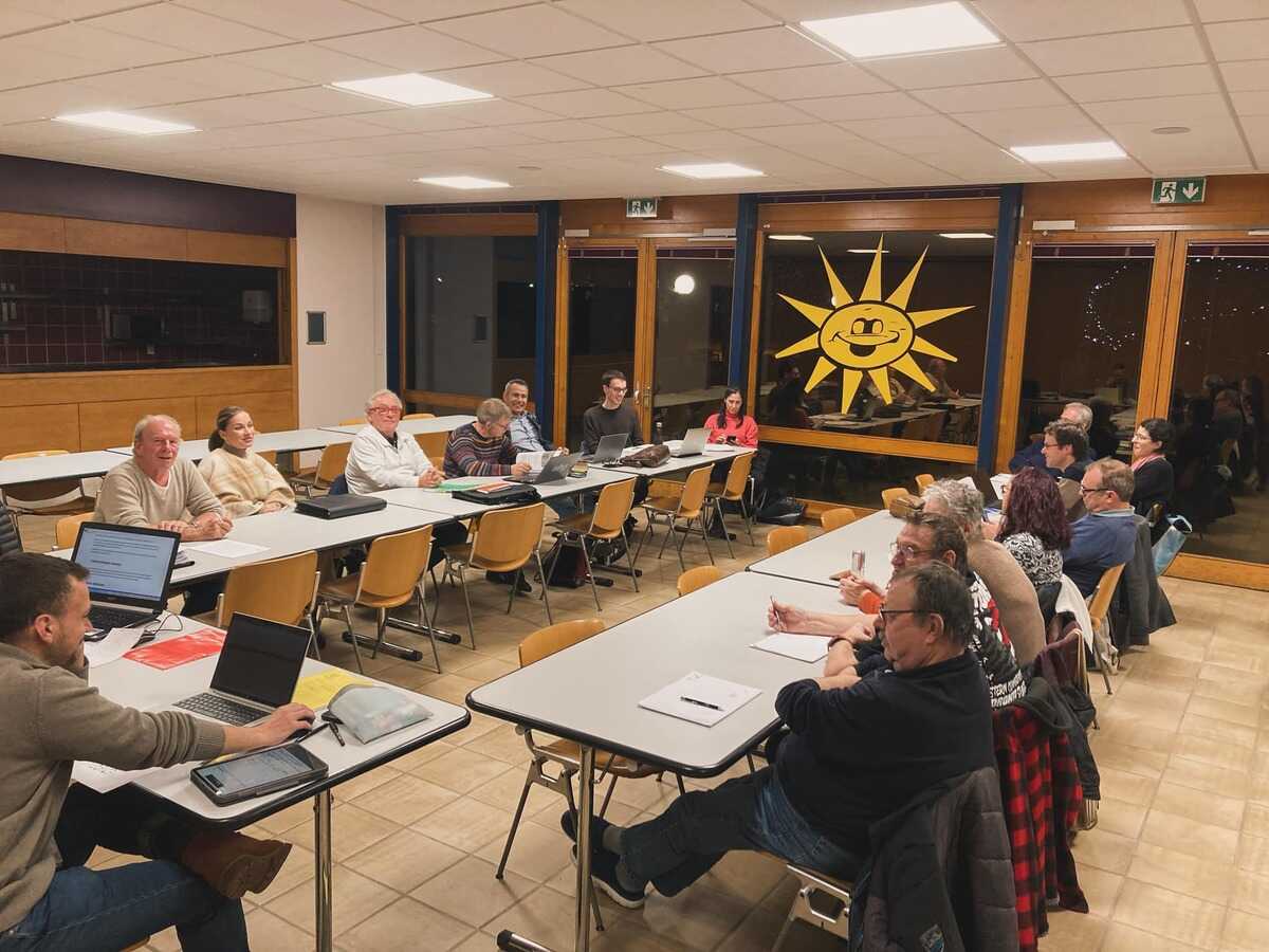 Le GSVS pendant la préparation de la séance du Conseil communal du 9 décembre 2024