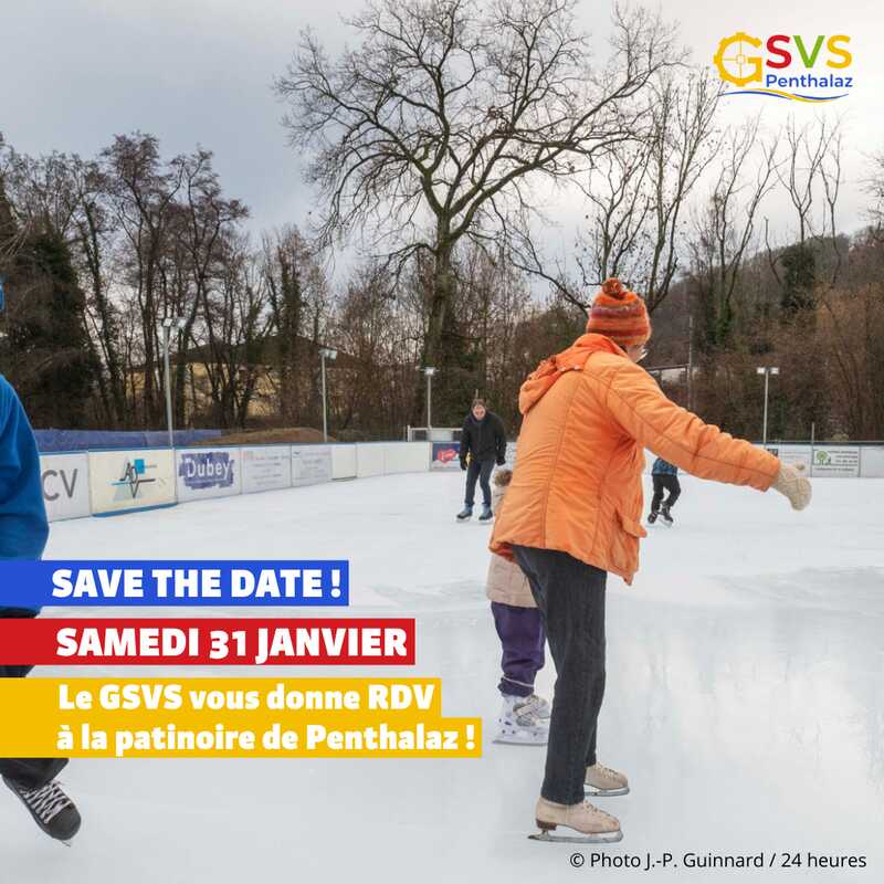La patinoire de Penthalaz